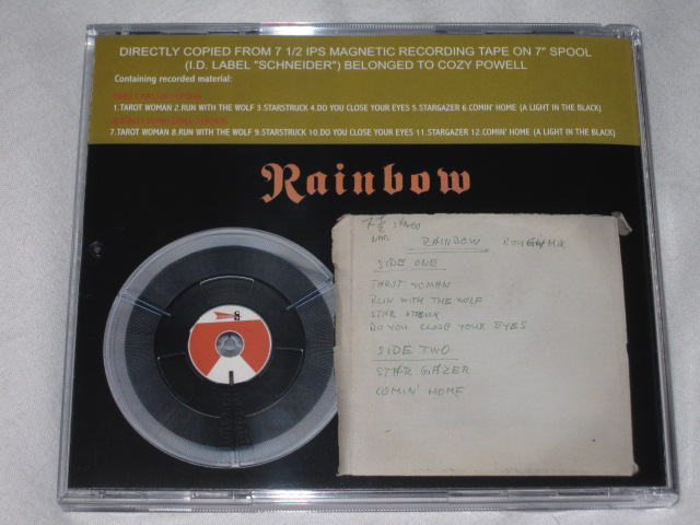BLACKMORE\'S RAINBOW / RAINBOW RISING ROUGH MIX - DEFINITIVE EDTION -_b0042308_10472279.jpg
