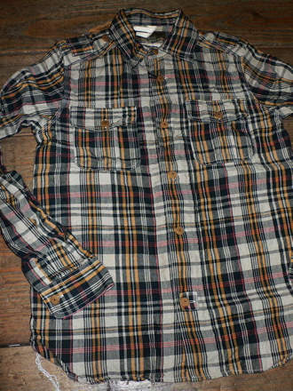 Nigel Cabourn　　　HEIL CREW SHIRT（MADRAS）_c0134310_23362918.jpg