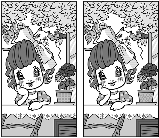 7つの間違い探し 日々イラストレーター たまに4コマ そして遊ぶ それがcube 7つの間違い探し 日々イラストレーター たまに4コマ そして遊ぶ それがcube