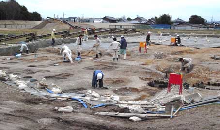 平城第446次調査ｰ平城宮跡東院地区の発掘調査 (現場の解説板）_a0100742_10114947.jpg