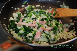 餅余り解消ごはん　その１_b0177345_2219395.jpg