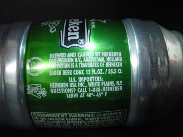 Heineken 35.5CL 17.1g _f0113727_8243888.jpg