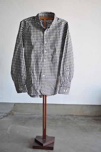 HAVERSACK Round Collar Gingham Shirt_d0120442_205112100.jpg