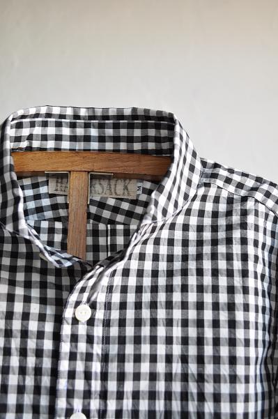 HAVERSACK Round Collar Gingham Shirt_d0120442_20511857.jpg