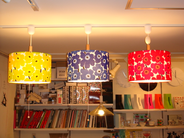marimekko の生地でペンダントライトを作りました。 : A-2LINK marimekko の生地でペンダントライトを作りました。 : A-2LINK