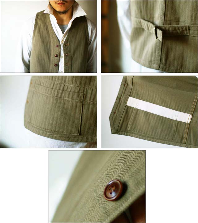 Sanca [サンカ] HERRINGBONE HUNTING VEST : refalt blog