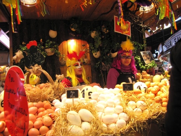 カーニバルのボケリア市場　　Carnaval en Boqueria_b0064411_2221286.jpg