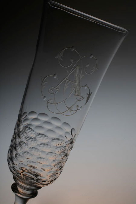 Bacarat Champagne flute Initial \"A\"_c0108595_18115952.jpg