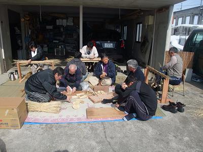 押し合い大祭俵つくり 子どもサンヨ(白山神社春祭り) _b0092684_22212538.jpg