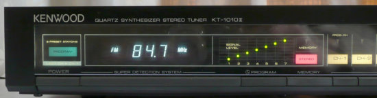 1980年代のFMチューナは今も素晴らしい！！ : オーディオと音楽