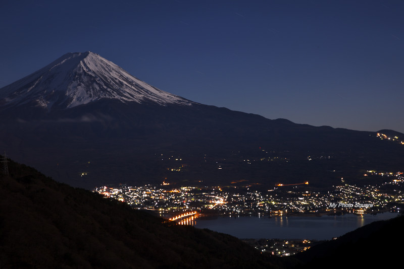 河口湖と富士山_c0167028_21395553.jpg