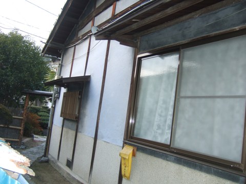 外壁リフォーム工事  Ｉ様邸 焼き杉板張り_a0163400_18282196.jpg