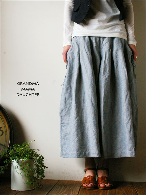 GRANDMA MAMA DAUGHTER[グランマ・ママ・ドーター] 　ワイドキュロット_f0051306_17381566.jpg