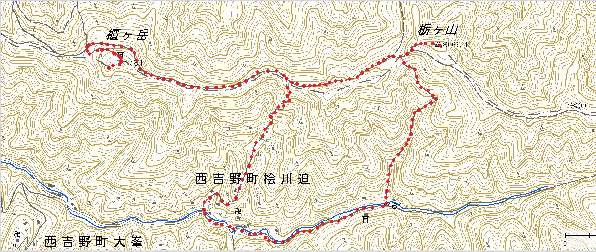 大峰前衛の山、櫃ヶ岳・栃ヶ山と津越の福寿草_a0122149_21574064.jpg