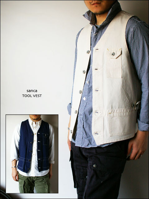 Sanca [サンカ] TOOL VEST　ツールベスト　ワークベスト  _f0051306_18565580.jpg