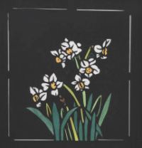 切り絵作品 作品 49 水仙 作品 50 サクラ マイ切り絵作品集