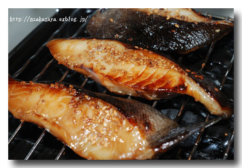 自家製 銀だらの味醂干しを焼きました てりてりだぁ 魚屋三代目日記