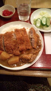 カツカレー食べたのん_e0114246_13235939.jpg