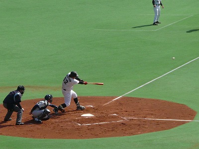 ３月３日　オープン戦　マリーンズ対ベイスターズ_b0166128_19383042.jpg