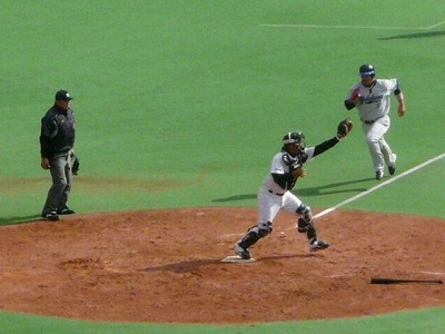 ３月３日　オープン戦　マリーンズ対ベイスターズ_b0166128_20244343.jpg