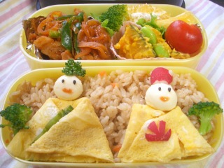 2010.3.3 いつものお弁当_e0175443_9495637.jpg