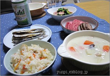 今宵は”晩酌”じゃなく久々”晩御飯”_c0221169_22171085.jpg