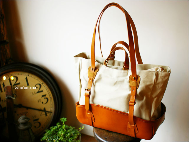 TEHA\'AMANA [テハマナ] 2Way Tote [L] off white No.031003  _f0051306_18234371.jpg