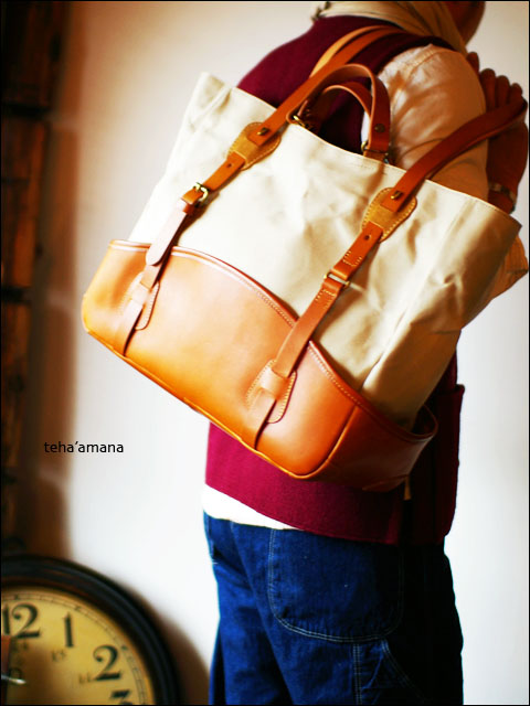 TEHA\'AMANA [テハマナ] 2Way Tote [L] off white No.031003  _f0051306_1823488.jpg