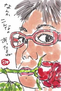 人物スケッチって 貰って嬉しいの きゅうママの絵手紙の小部屋