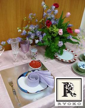 松屋銀座 講座「春の器✿~源右衛門窯のテーブルコーディネートとフラワーアレンジ~」_c0128489_2323257.jpg