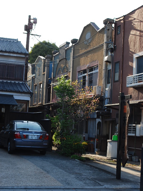 川越蔵造り通りのモダン洋風長屋 近代建築写真室 武蔵野台地
