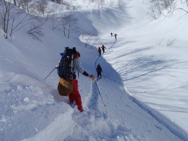 快適コラボ薙刀山～スキー＆シュー・ワカンで雪山散歩だ_c0097754_20572687.jpg