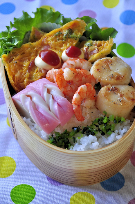 ルクエでチーズオムレツのお弁当_b0171098_659678.jpg