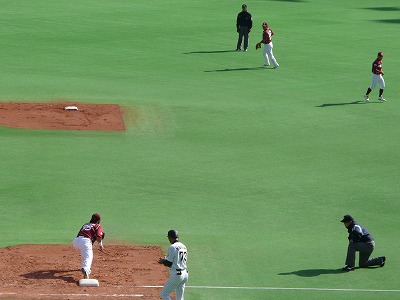 3月14日 オープン戦 マリーンズ対イーグルス_b0166128_21144286.jpg