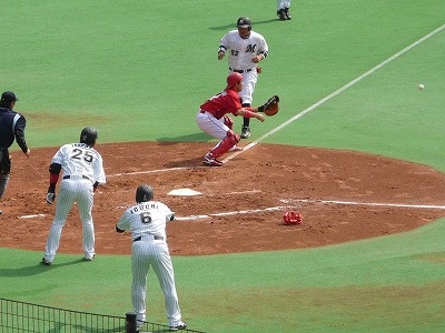 3月16日 オープン戦 マリーンズ対カープ_b0166128_19561976.jpg