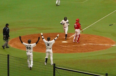 3月16日 オープン戦 マリーンズ対カープ_b0166128_21161937.jpg