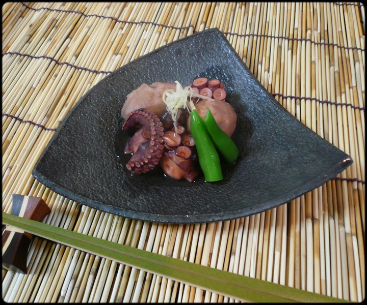 圧力鍋で タコとサトイモのやわらか煮 魚と野菜と私と和ノ香