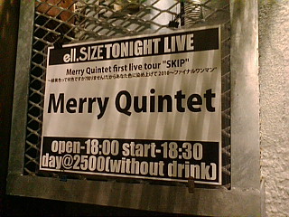 Merry Quintet @ 名古屋ell SIZE_d0131511_13142085.jpg