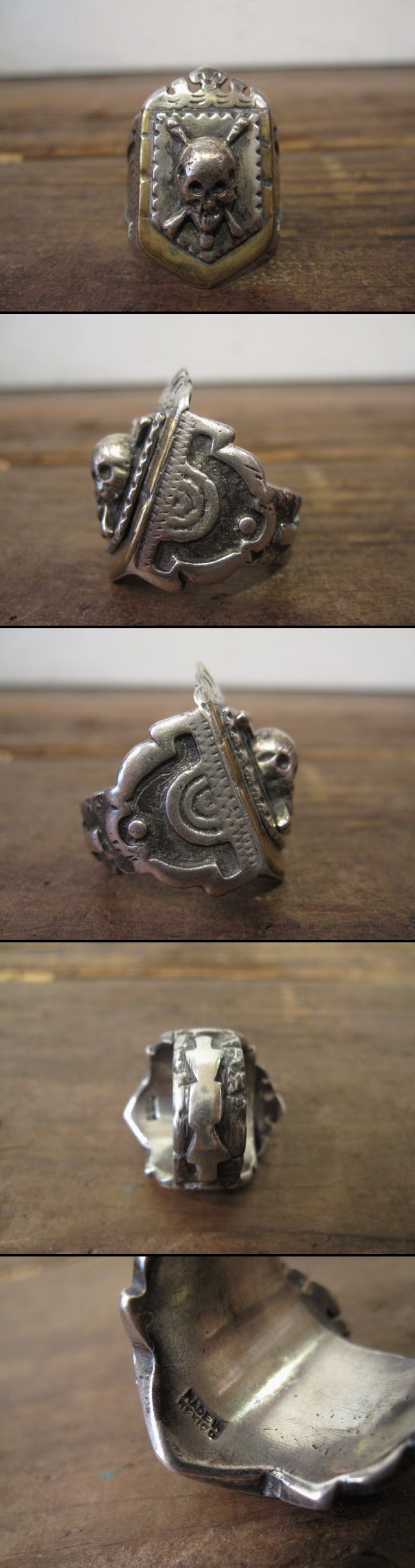 ＜ANTIQUE 40\'s MEXICAN RING SKULL＞_d0098545_13453651.jpg