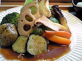 『ツチオーネ』の野菜たっぷりランチ(カフェ／九品仏)_a0067806_19441349.jpg