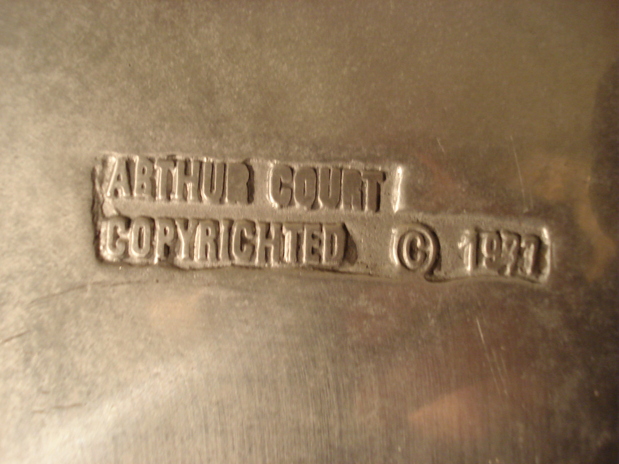 Arthur Court 1977\'s Aluminium Tray_f0226051_14234743.jpg