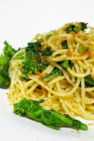 からすみと菜の花のパスタ いつもの あれ 食べようかな