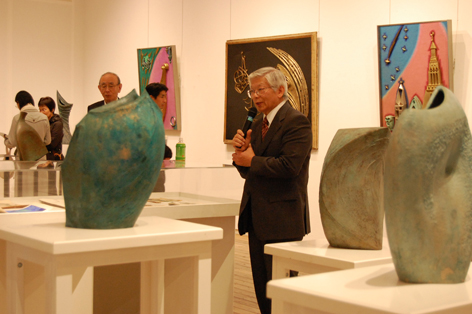 岸沢武雄回顧展、はじまりました。_c0222139_18153110.jpg