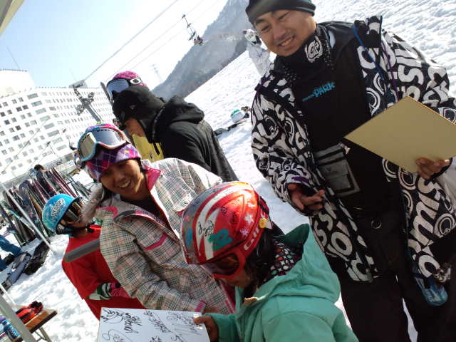 ヨネックス スノーボード フェスティバル in _c0151965_22102451.jpg