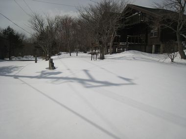 雪景色「羽鳥湖高原別荘」~お茶室のある家~_a0129492_713099.jpg