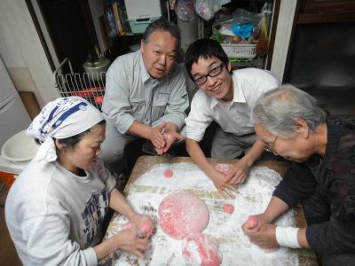 JA全農にいがた「米事情研修」 結婚式「福餅作り」_b0092684_13384311.jpg