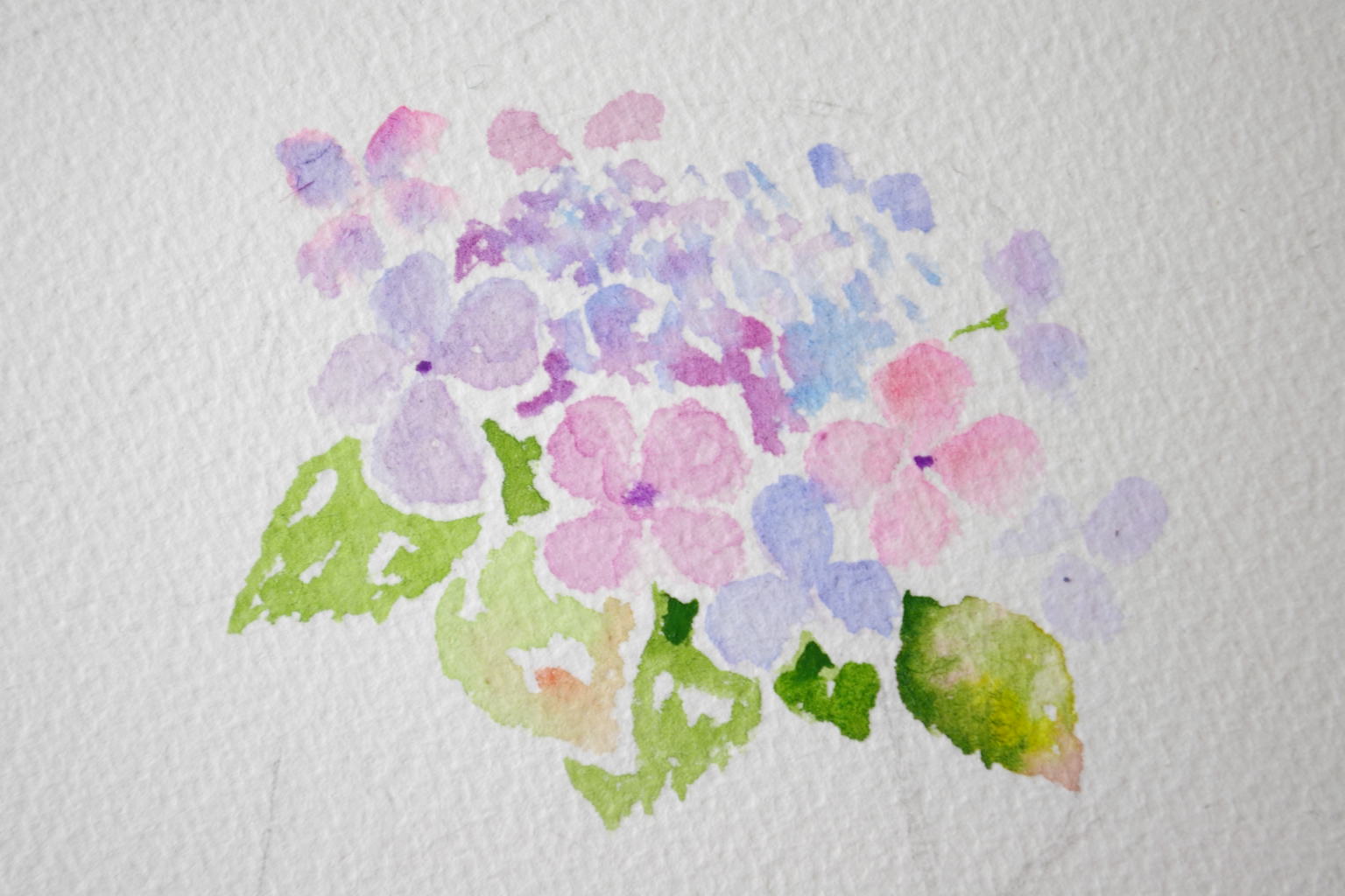 ラブリー水彩 花 描き方 最高の花の画像