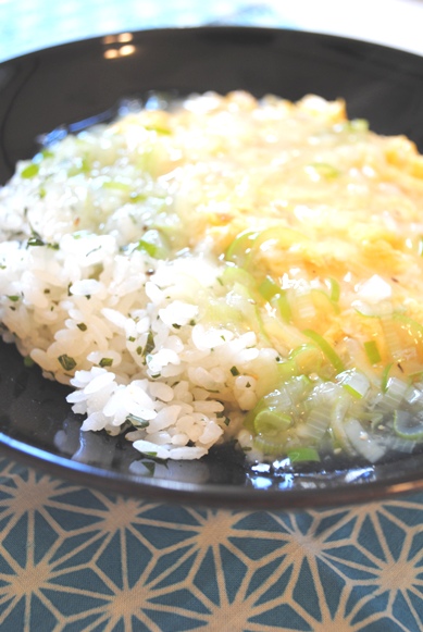 さっぱりホタテ天津丼_e0184006_6422922.jpg