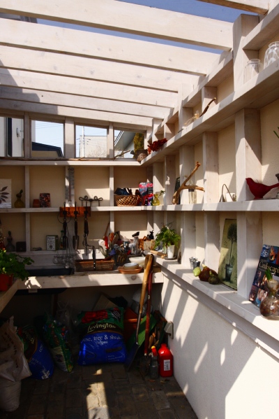「鶴ヶ島の家」 garden、potting shed_f0230666_17252588.jpg