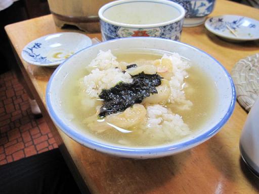モツ鍋と鯛茶漬け_b0019674_20502179.jpg